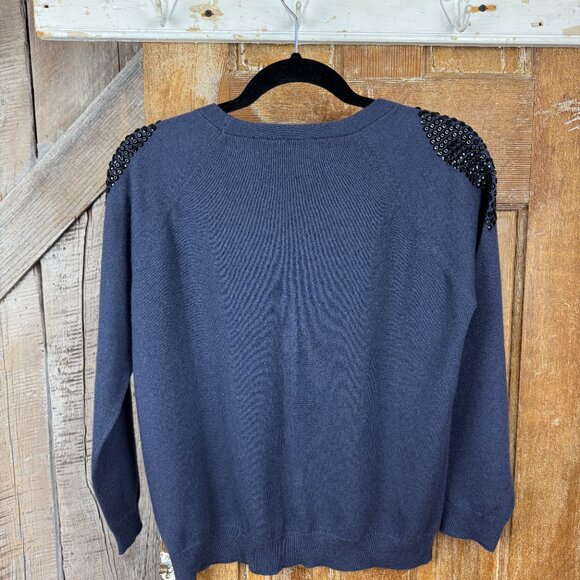 Brunello Cucinelli Cashmere Sweater with Sequin shoulders - Picture 7 of 8